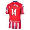 Original Fußballtrikot Atlético Madrid M. Llorent 14 Heimtrikot 2024-25 Für Herren